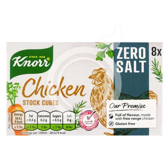 Knorr Chicken Zero Salt Bouil 72g