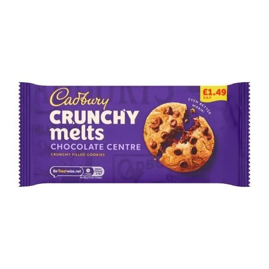 Cadbury Crunchy Melts Chocolate PMP 156g