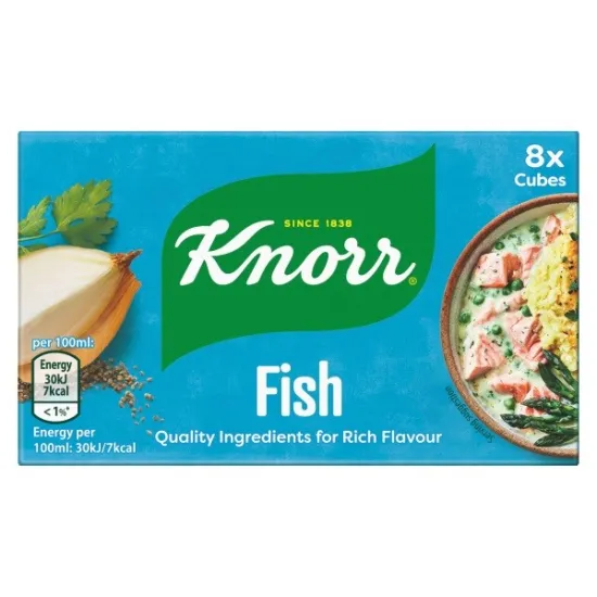 Knorr Stock Cubes 8s Box Fish 80g