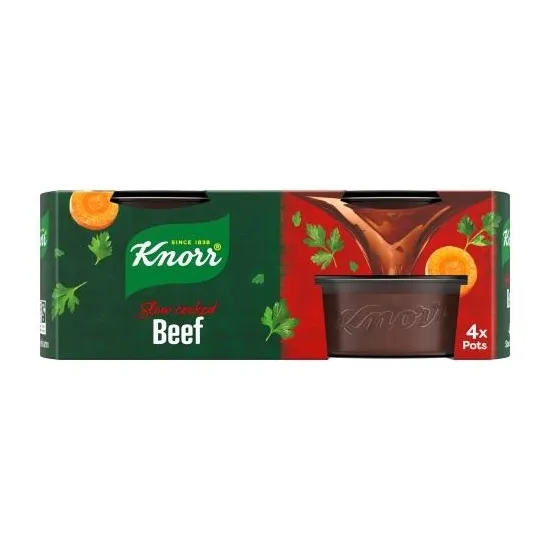 Knorr Stock Pot 4s Beef 112g