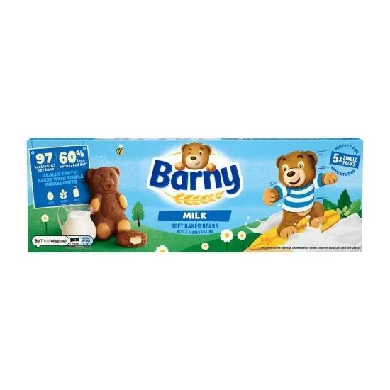 Barney Milk 5 Pack 125g