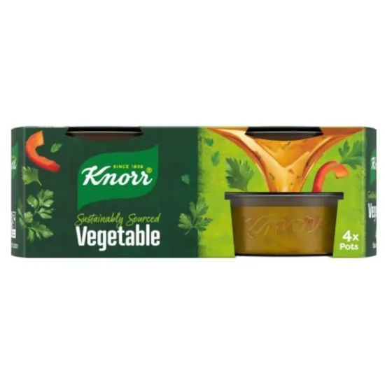Knorr Stock Pot 4s Vegetable 112g