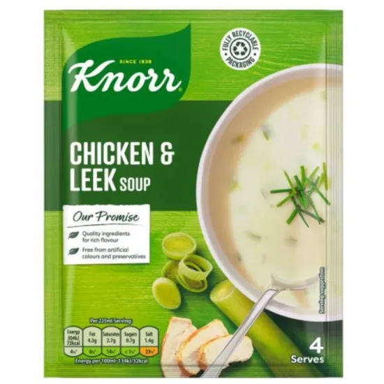 Knorr Chicken & Leek Soup Mix 60g