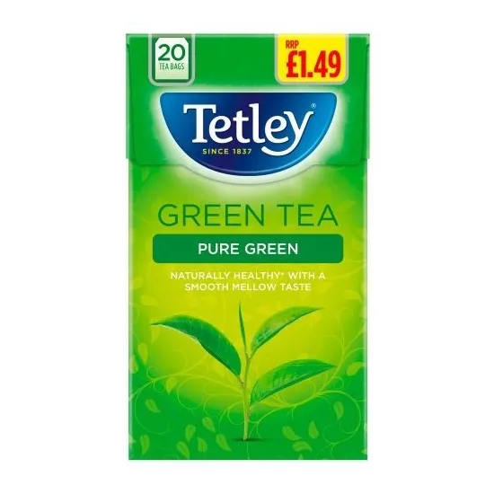 Tetley Green Tea Pure PMP (20x2g)