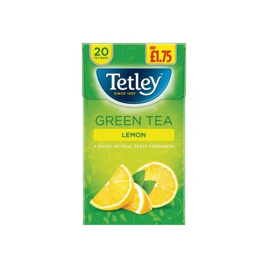 Tetley Green Lemon Tea PMP (20x2g)