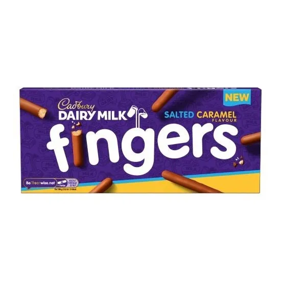 Cadburys Salted Caramel Fingers 114g