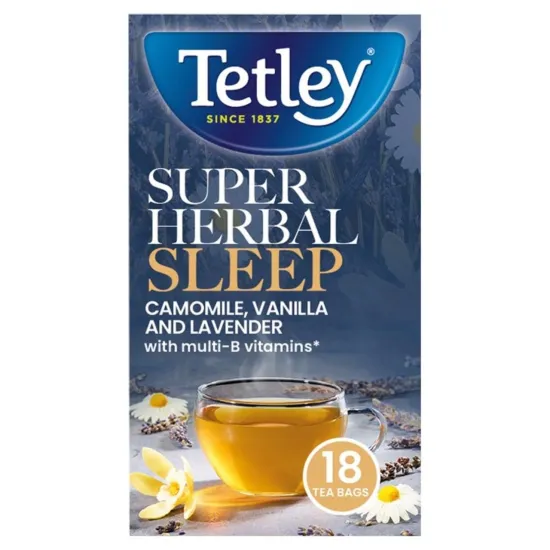 Tetley Super Herbal Sleep Camomile & Vanilla (18x1.5g)