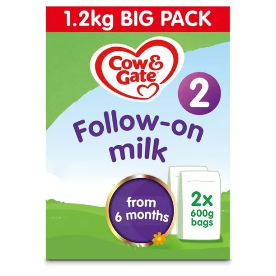 Cow & Gate Follow On Milk Powder Big Pack (2x600g)