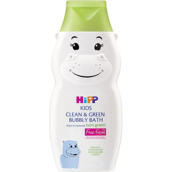 Hipp Kids Clean and Green Bubbly Bath Hippo 300ml