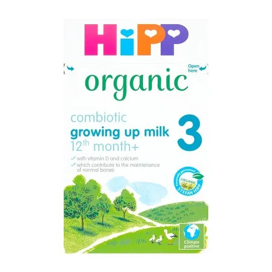 Hipp Organic 3 Growing Up Baby Milk Powder From 1 Year Onwards 600g