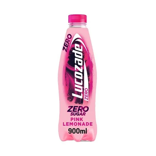 Lucozade Energy Zero Pink Lemonade 900ml