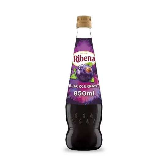 Ribena Concentrate Blackcurrant No Added Sugar 850ml