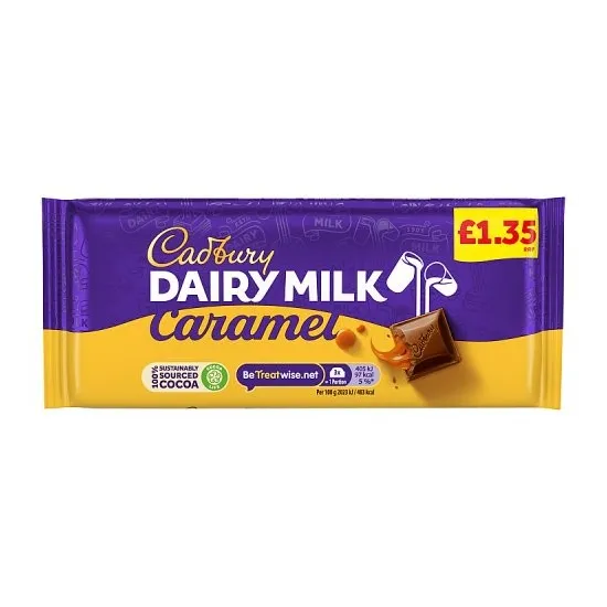 Cadbury Dairy Milk Caramel PMP 120g