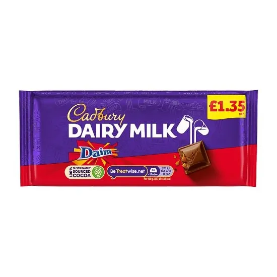 Cadbury Dairy Milk Daim PMP 120g