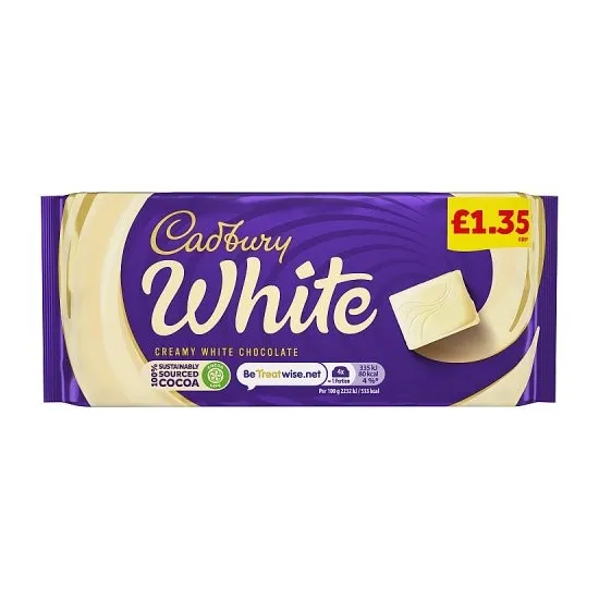 Cadbury White PMP 90g
