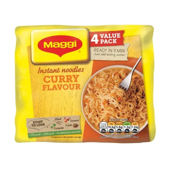 MAGGI 3 Minute Noodles - Curry Multipack (4x59g)