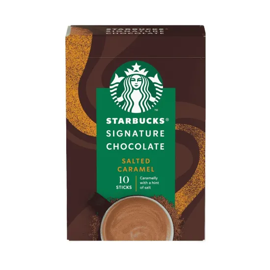 Starbucks Signature Chocolate Sachets Salted Caramel (10x20g)