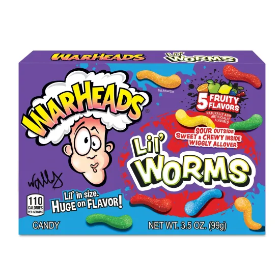 Warheads Lil Worms Theatre Box 99g