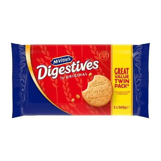 Mcvities Digestives Twin (2×360g)