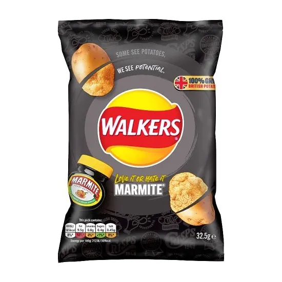 Walkers Marmite Crisps 32.5g