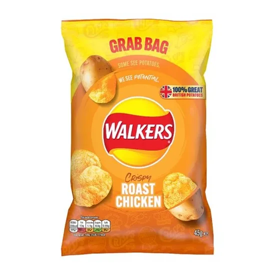 Walkers Roast Chicken Crisps 45g