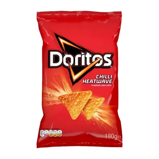 Doritos Chilli Heatwave Sharing Tortilla Chips Crisps 180g