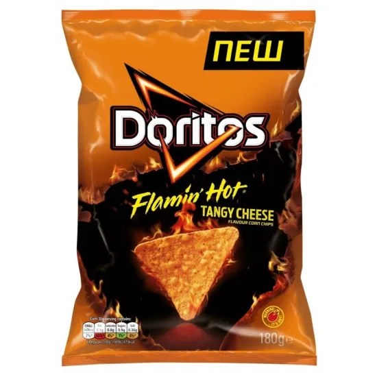 Doritos Flamin' Hot Tangy Cheese Sharing Tortilla Chips 180g
