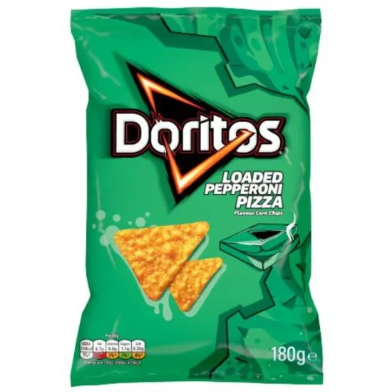 Doritos Loaded Pepperoni Pizza Sharing Tortilla Chips Crisps 180g
