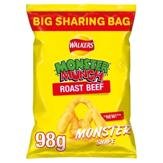 Monster Munch Roast Beef 98g