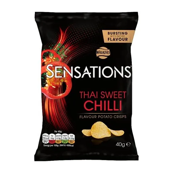 Walkers Sensations Thai Sweet Chilli Crisps 40g