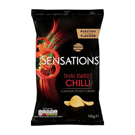 Walkers Sensations Thai Sweet Chilli Sharing Crisps 150g