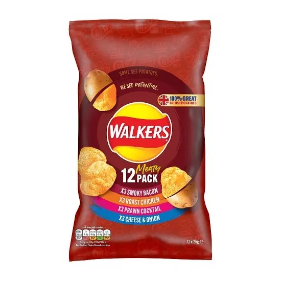 Walkers Meaty Pack 12 x 25g