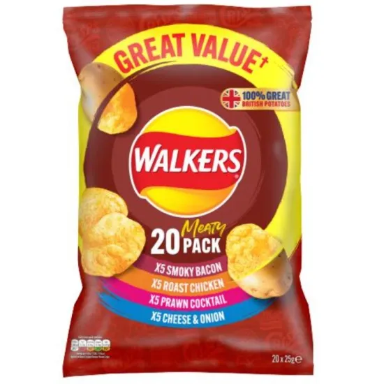Walkers Meaty Pack 20 x 25g