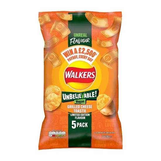 Walkers Vegan Grilled Cheese Toastie 5pk
