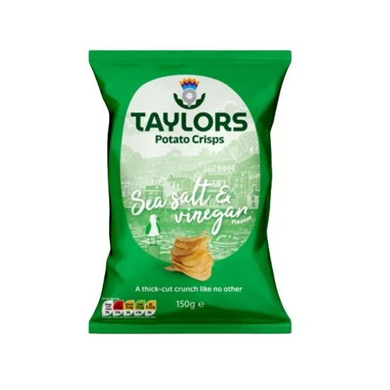 Taylors Sea Salt & Vinegar Flavour Potato Crisps 150g