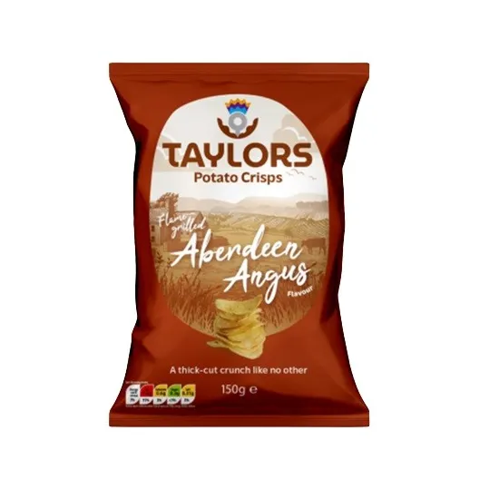 Taylors Flamegrilled Aberdeen Angus Flavour Potato Crisps 150g