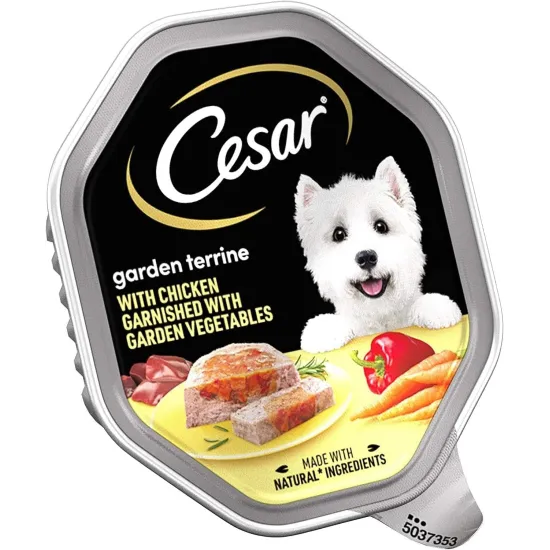 Cesar Classic Terrine with Juicy Lamb and Chicken in Jelly 150g Cesar Classic Terrine with Juicy Lamb and Chicken in Jelly 150g