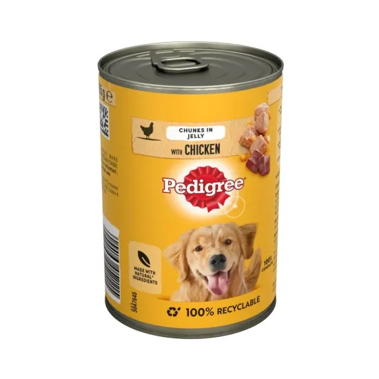 Pedigree Dog Tins Mixed Selection in Jelly 6x385g