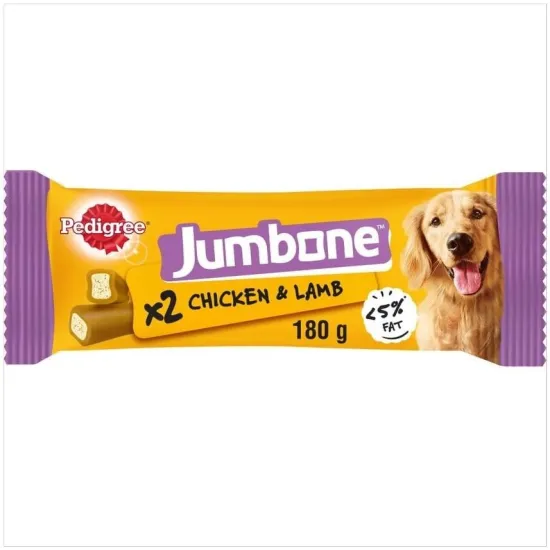Pedigree Jumbone Small Dog Treats with Chicken and Lamb 4 Chews