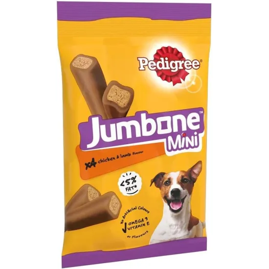 Pedigree Jumbone Small Dog Treats with Beef & Poultry 4 Chews