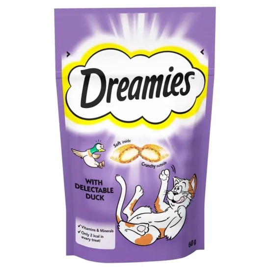 Dreamies Cat Treats With Salmon Flavour 60g Dreamies Cat Treats With Salmon Flavour 60g