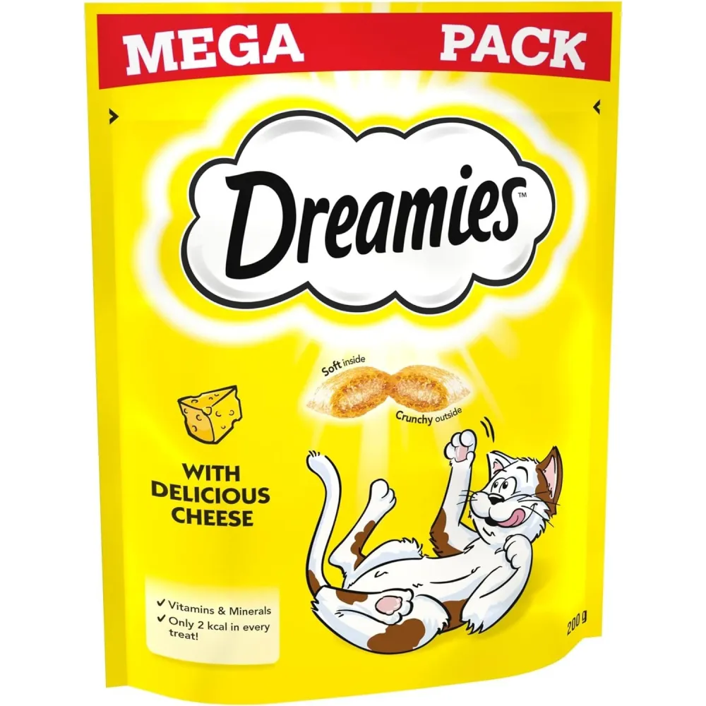 Dreamies Cat Treats with Chicken Mega Pack 200g Dreamies Cat Treats with Chicken Mega Pack 200g