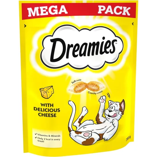 Dreamies Cat Treats with Chicken Mega Pack 200g Dreamies Cat Treats with Chicken Mega Pack 200g
