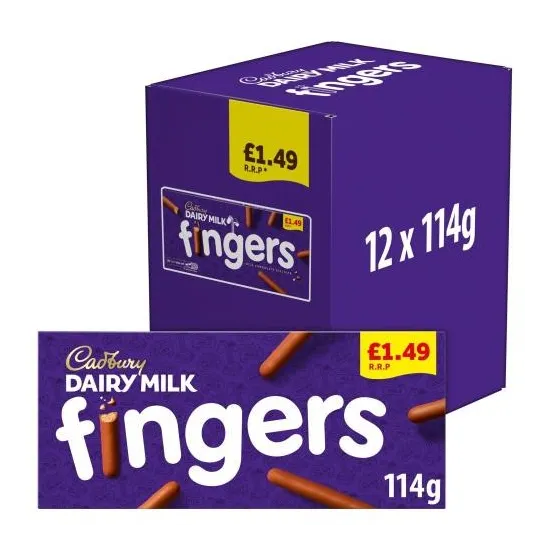 Cadbury Daily Milk Fingers PMP 114g