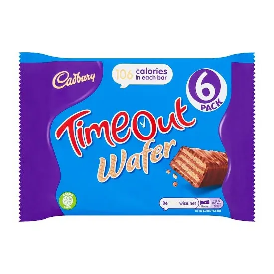 Cadbury Timeout Wafer Bar 6 Pack 121.2g