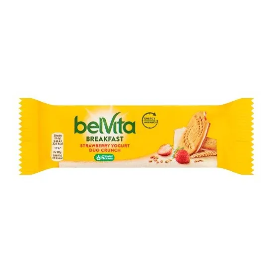 Belvita Breakfast Duo Crunch Strawberry Yogurt Biscuits 50.6g