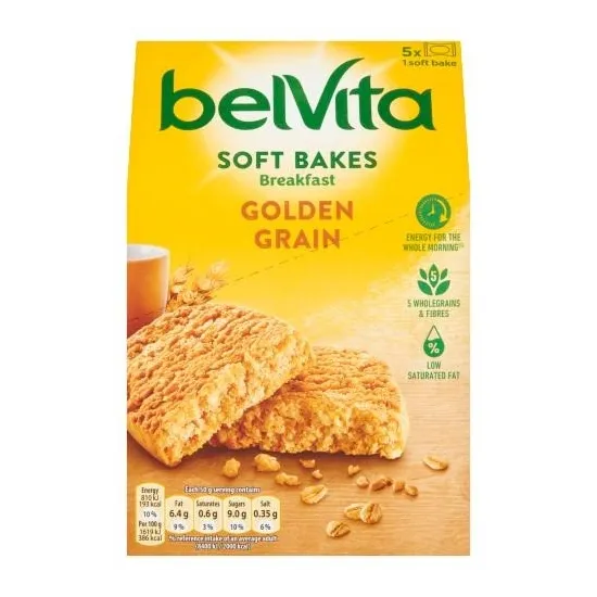 Belvita Breakfast Biscuits Soft Bakes Golden Grain 250g