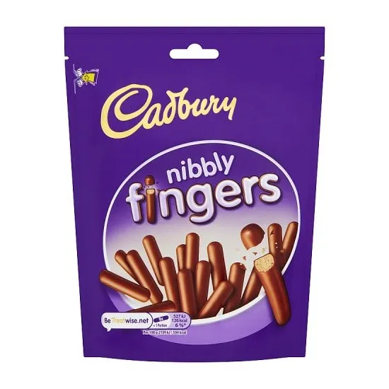 Cadbury Nibbly Chocolate Mini Fingers 125g