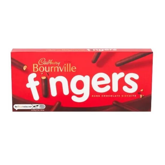 Cadbury Bournville Fingers Dark Chocolate 114g