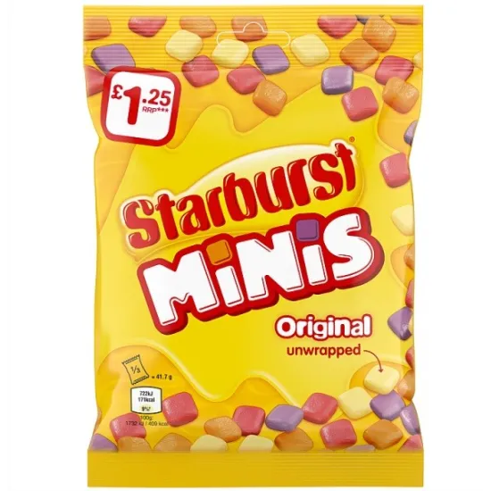 Starburst Minis Original Sweets Pouch 137g